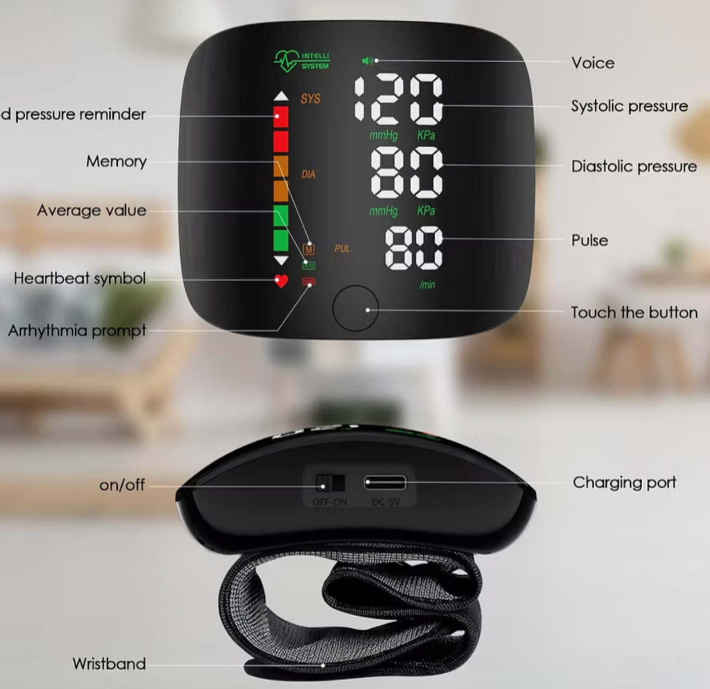 SteadyVital Blood Pressure Monitor